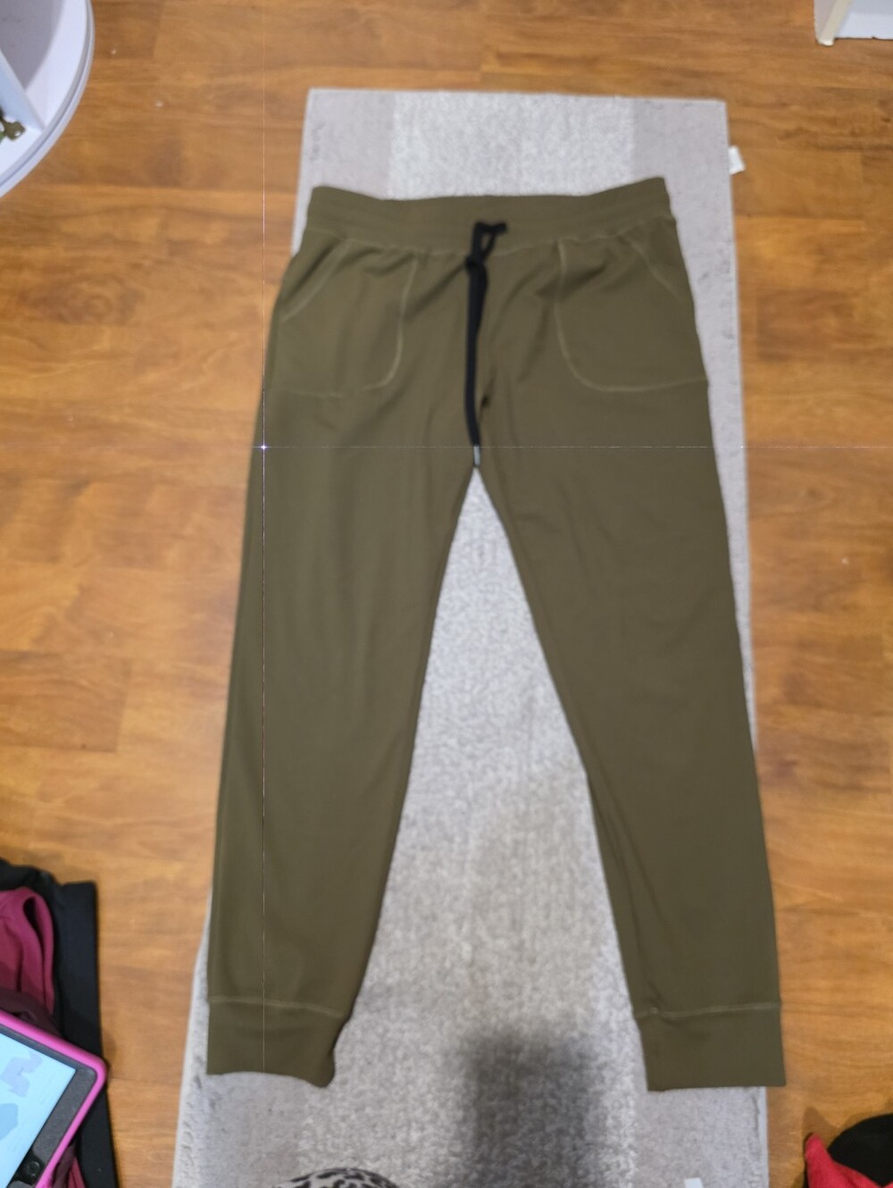 Zyia Active Unwind Jogger Women's Size XL Olive Green Drawstring Perfect Pockets - Picture 4 of 9